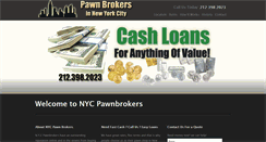 Desktop Screenshot of nycpawnbrokers.com